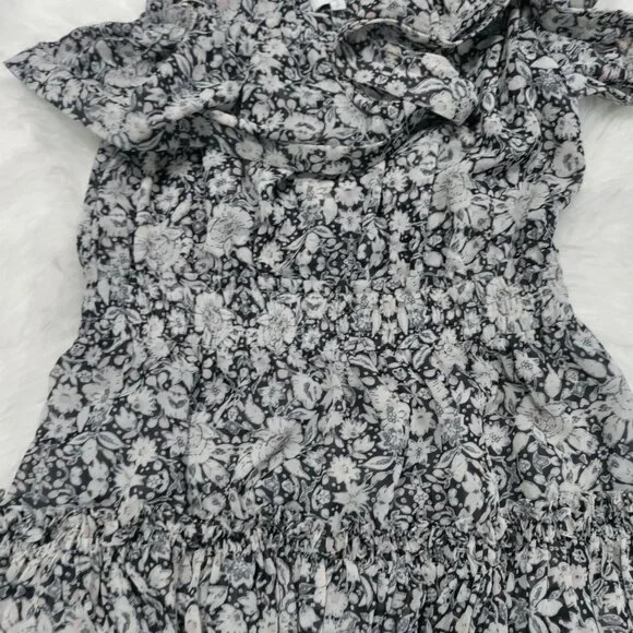 Misa Los Angeles Josephine Floral One-Shoulder Ruffle Mini Dress Size Small - Picture 6 of 14